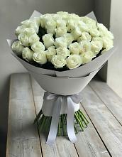 Букет 35 Белых роз в Первомайском Кировской области