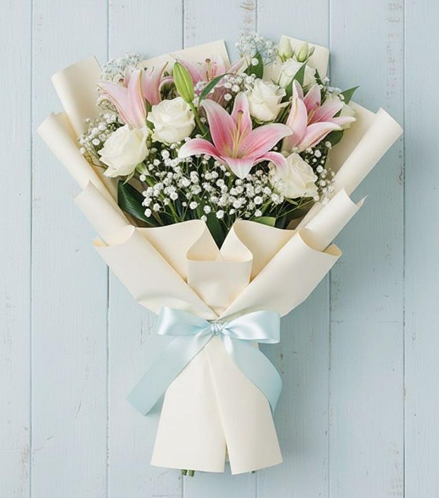 Букет цветов из: Лилии в Первомайском Кировской области