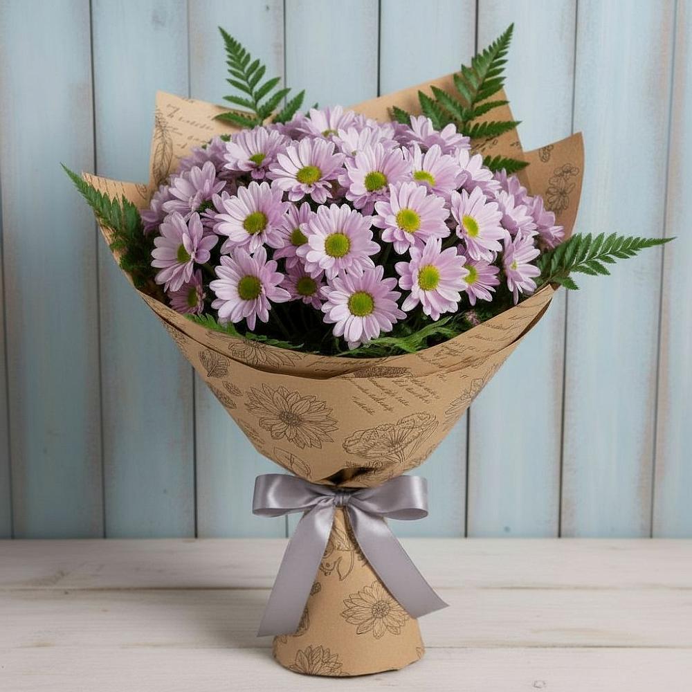 Букет цветов из: Хризантемы в Первомайском Кировской области