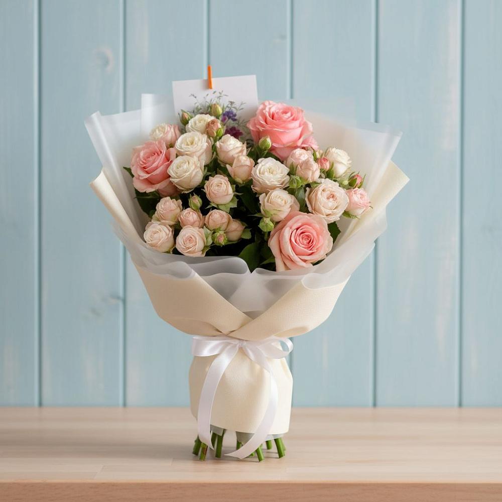 Букет цветов из: Розы в Первомайском Кировской области