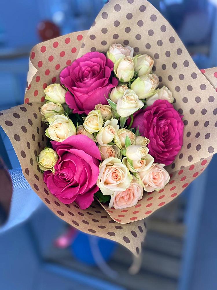 Букет цветов из: Розы в Первомайском Кировской области