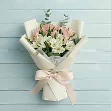 Букет цветов из:  Альстромерии в Первомайском Кировской области