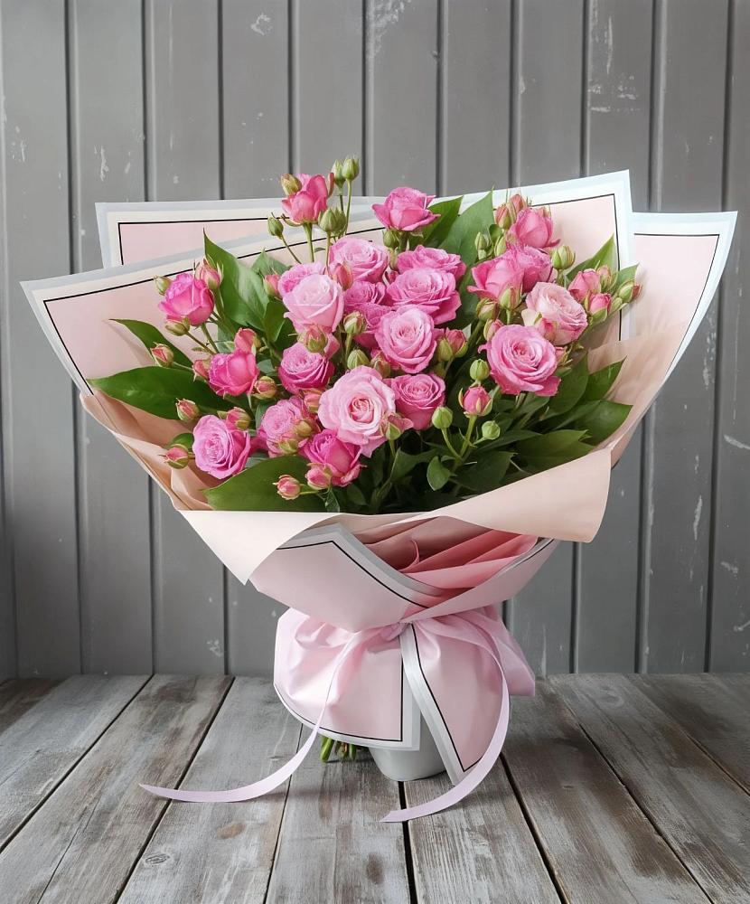 Букет Розовый кустик в Первомайском Кировской области