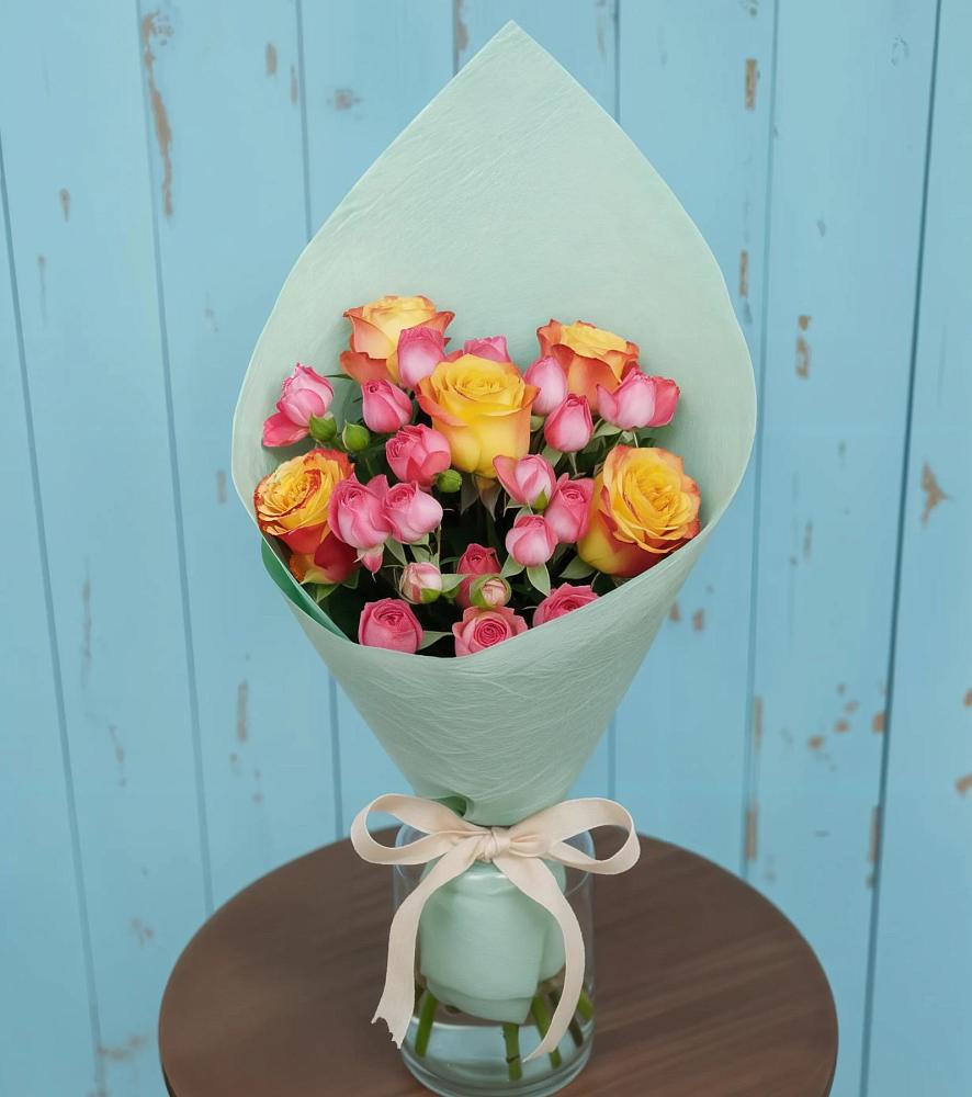 Букет цветов из: Розы в Первомайском Кировской области