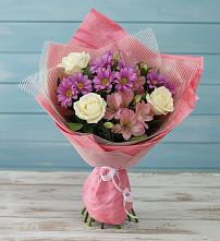 Букет цветов из:  Герберы в Первомайском Кировской области