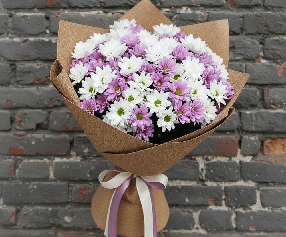 Букет цветов из: Хризантемы в Первомайском Кировской области