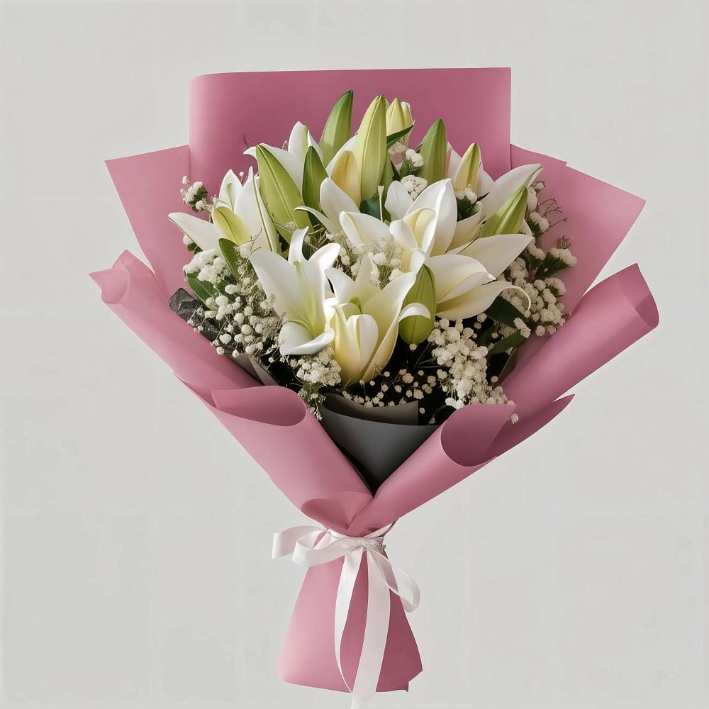 Букет цветов из: Лилии в Первомайском Кировской области
