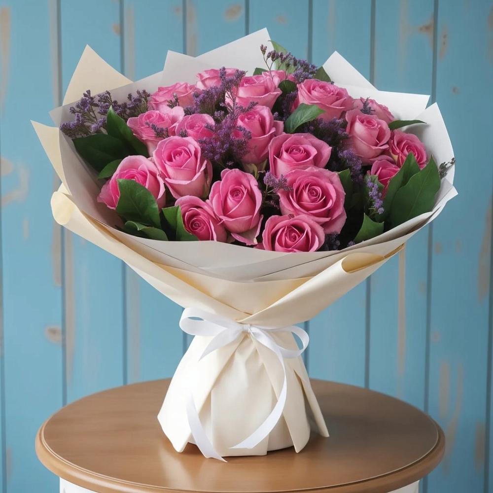 Букет цветов из: Розы в Первомайском Кировской области