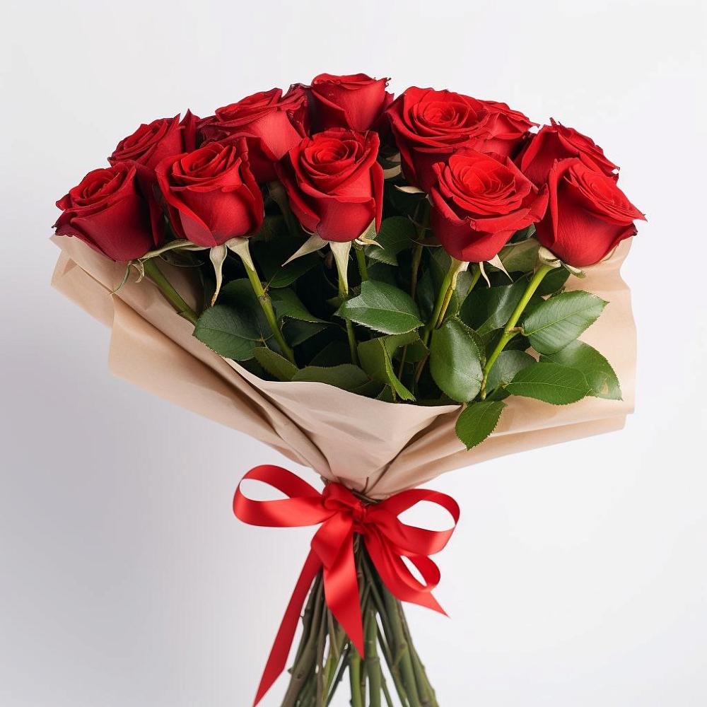 Букет 11 Красных роз Эдлесс Лав в Первомайском Кировской области